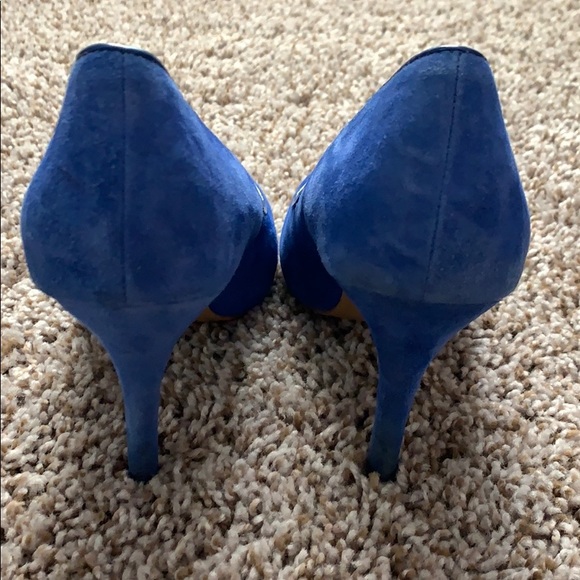 🎉HP 4X!🎉GUC SIZE 7.5 ALDO Cobalt Blue 4” Heels - Picture 3 of 7